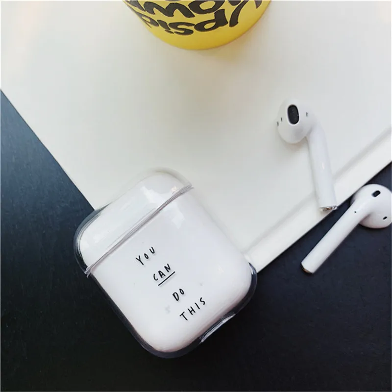 Милый мультяшный чехол для Apple Airpods, чехол, наушник с Bluetooth, аксессуары для Airpods, прозрачный жесткий чехол для наушников