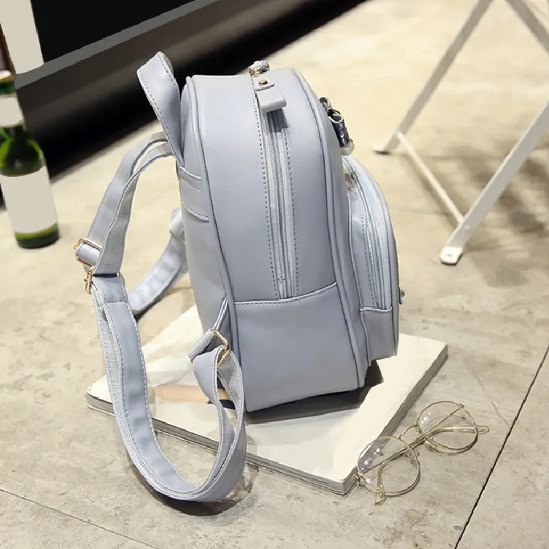 Lindo gato impresión escuela Mochila mujer PU mochilas de cuero para adolescentes 2018 divertida caliente hombro Mochila WM213Z Lindo gato impresión escuela Mochila mujer PU mochilas de cuero para adolescentes 2018 divertida caliente hombro Mochila WM213Z