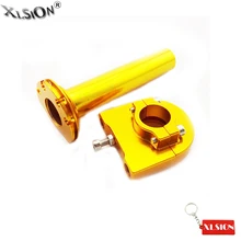 XLSION Неоригинальное алюминиевое Твист дроссельной заслонки золото для мопеда скутера уличного мотоцикла грязная обезьяна велосипед