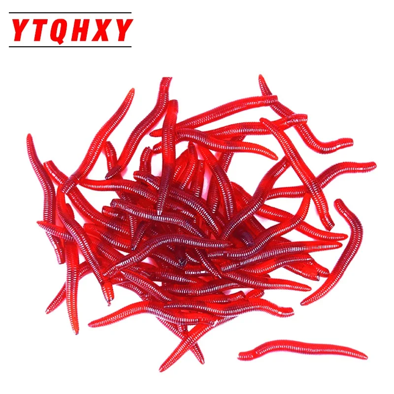 YTQHXY 50шт/много запах красный червь приманки 35 мм 0.25 г мягкие приманки карп рыболовные приманки искусственные приманки рыболовные снасти ЙЕ-130 YTQHXY 50шт/много запах красный червь приманки 35 мм 0.25 г мягкие приманки карп рыболовные приманки искусственные приманки рыболовные снасти ЙЕ-130