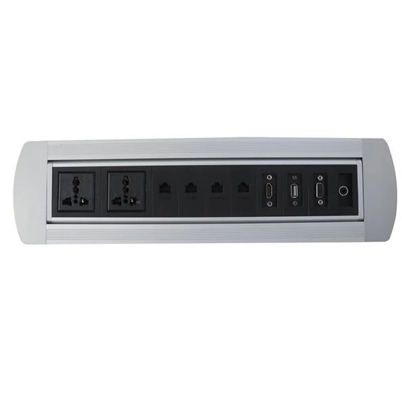 New Conference Tabletop Hidden Manual Rotating Power Sockets with Universal Power ,4*data ,VGA,data USB,HDMI,Audio New Conference Tabletop Hidden Manual Rotating Power Sockets with Universal Power ,4*data ,VGA,data USB,HDMI,Audio