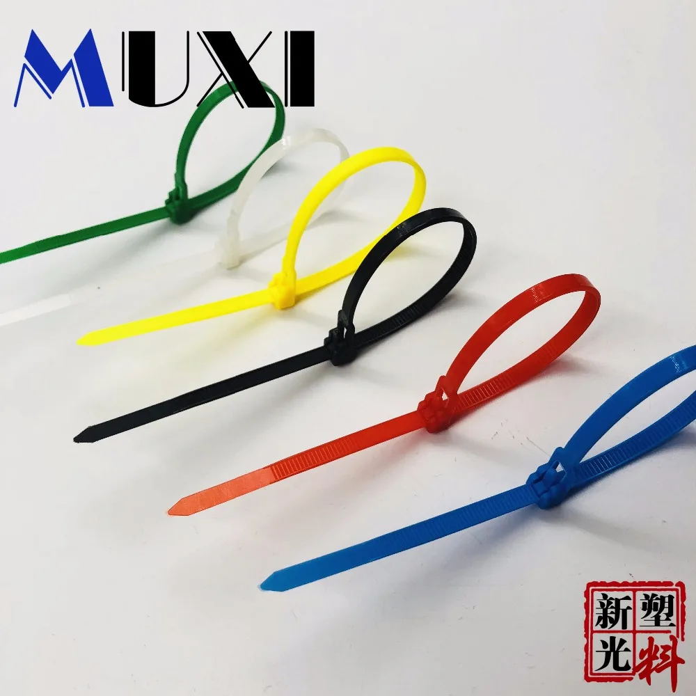 Nylon Cable Tie 10pcs 150 250 300 400 450 mm width 7.6mm Black White color Cycle trial