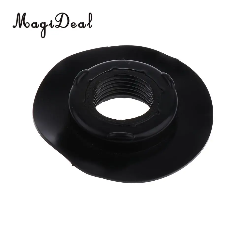 MagiDeal Durable Plastic Air Valve Base Pedestal Screw Type 22mm for Fishing Inflatable Kayak Canoe Boat Dinghy Acce Black/White