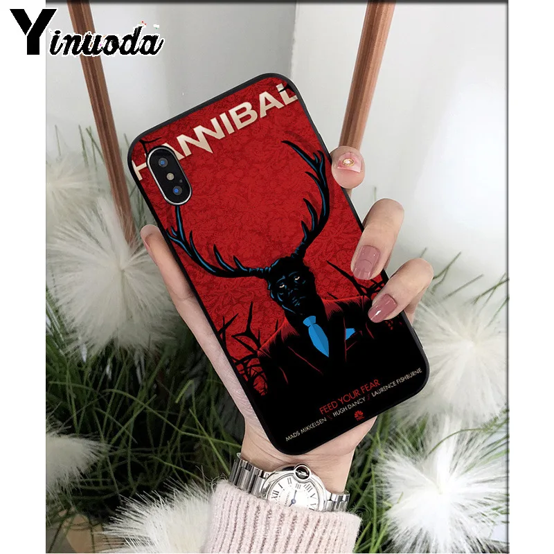 Yinuoda ТВ серия Hannibal высококачественный чехол для телефона для Apple iPhone 8 7 6 6S Plus X XS MAX 5 5S SE XR Чехол для мобильного телефона s - Цвет: A12