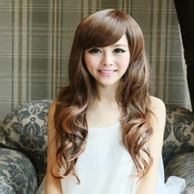 Wholesale New Scroll Fluffy Wig Fashion Wigs Big Wave Japanese Girls