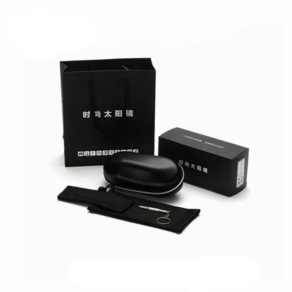 

Exquisite Glasses Case High Quality Case Luxury Sunglasses Case with Bag Card ,Clean cloth