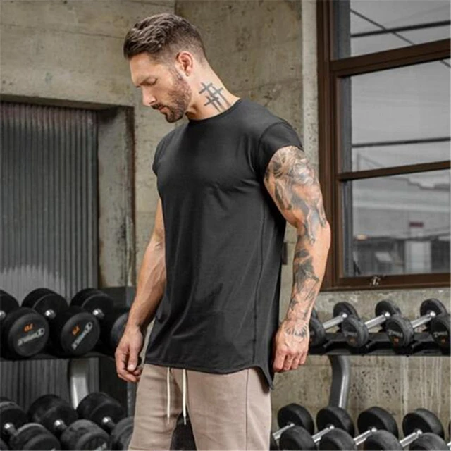 Camisa de manga corta para hombre, camiseta de compresión para gimnasio,  correr, Fitness, ropa de calle, camisetas deportivas de Hip-Hop, novedad de  2023 - AliExpress