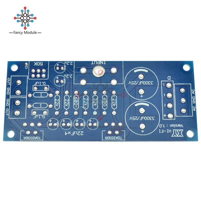 TDA2030A аудио усилитель плата модуль DIY комплект для Arduino компоненты OCL 18 Вт x 2 BTL 36 Вт