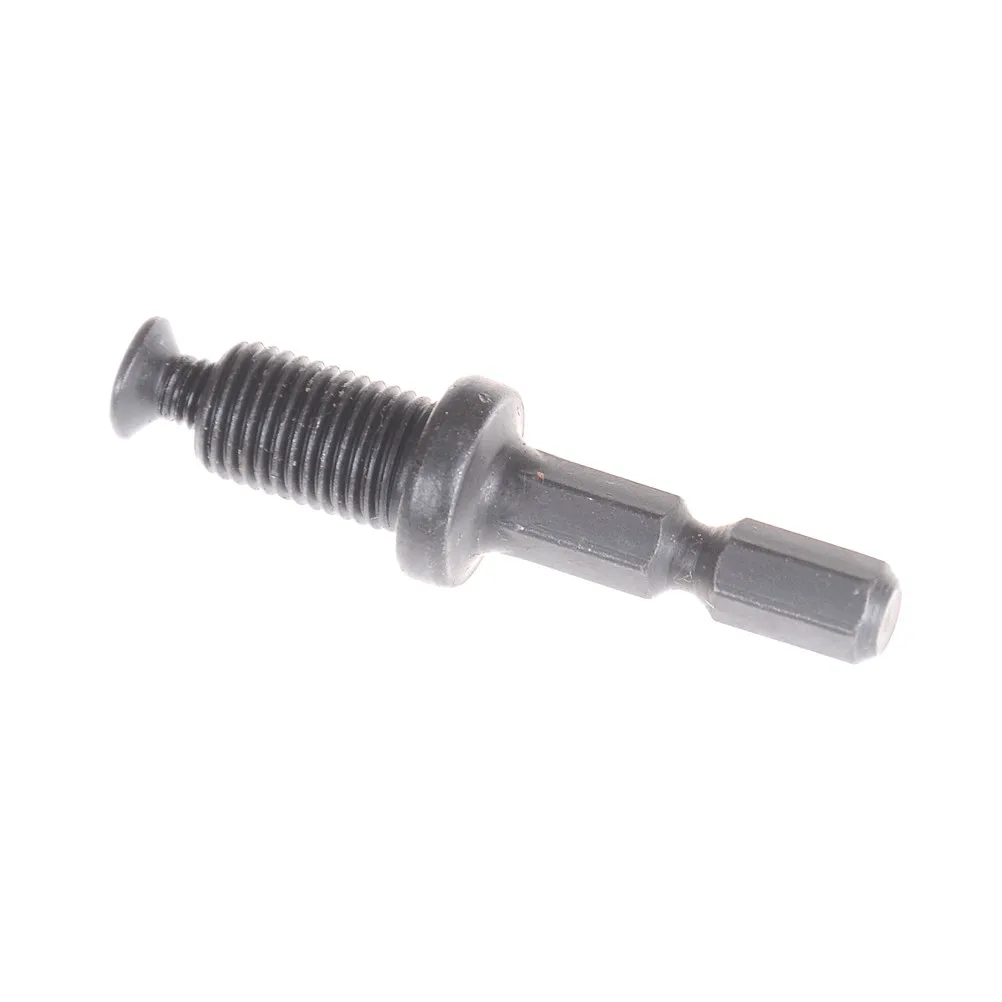 Hex Shank Keyless Drill Bit Chuck Adapter 1/4" Converter Thread Dia SDS Plus Round Shank Drill Chuck Quick Change Tool