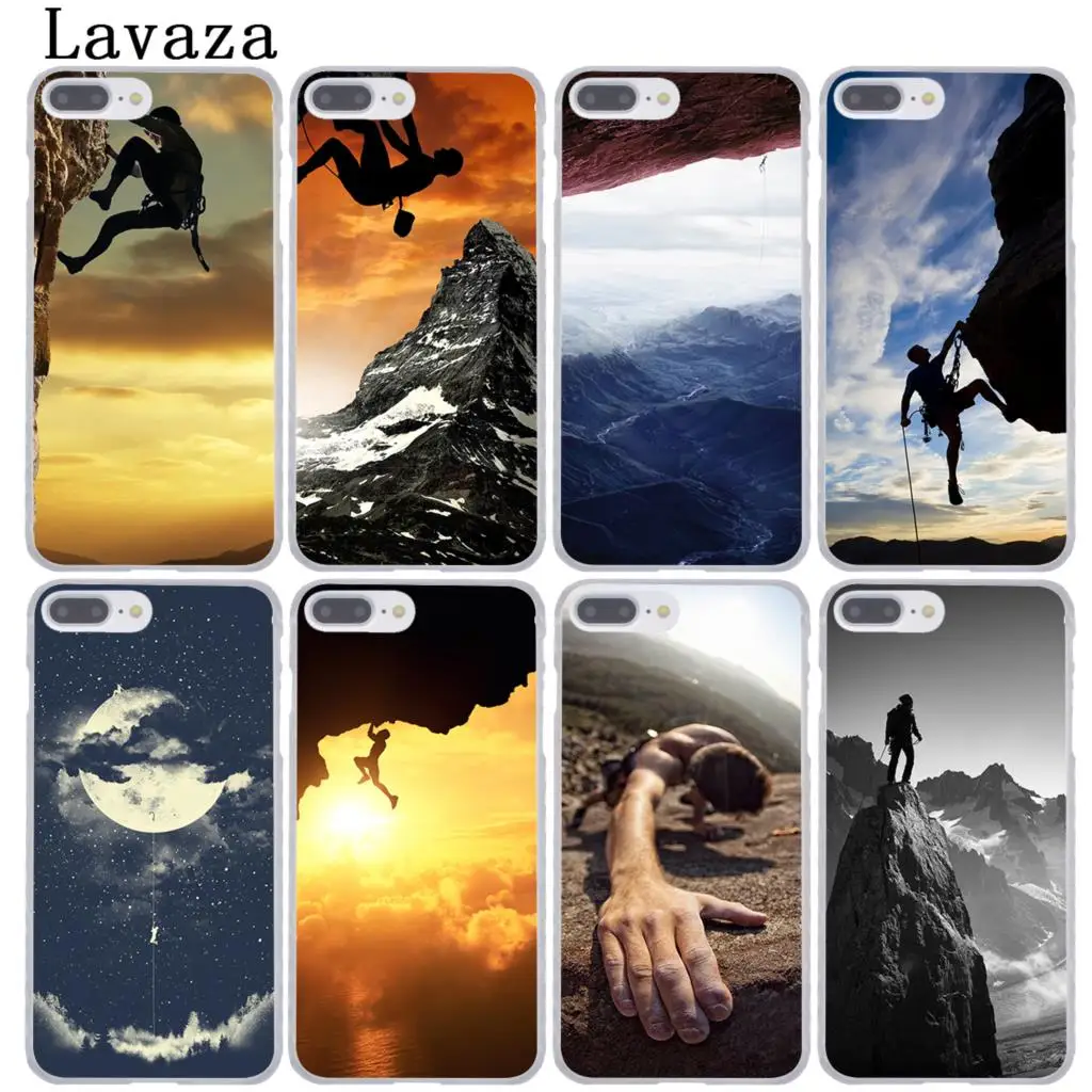 Твердый чехол для телефона Lavaza Climbing Sports rock climbing iPhone XR X 11 Pro XS Max 7 8 6 6S 5 5S SE 4S 4