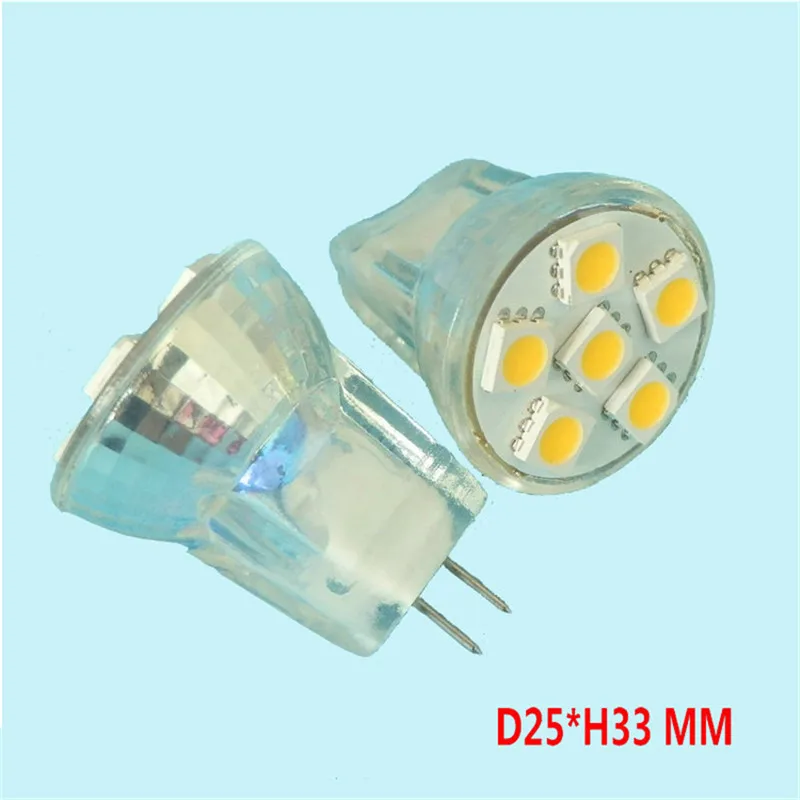 Новинка 2017 MR8 светодиодный светильник 5050SMD 6 s 2 Вт лампочка GU4 AC/DC12V стеклянный
