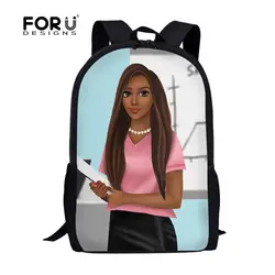 FORUDESIGNS/рюкзак для женщин Мода учитель печати школьные ранцы для подростков обувь девочек Bagpack начальной школы рюкзаки сумки