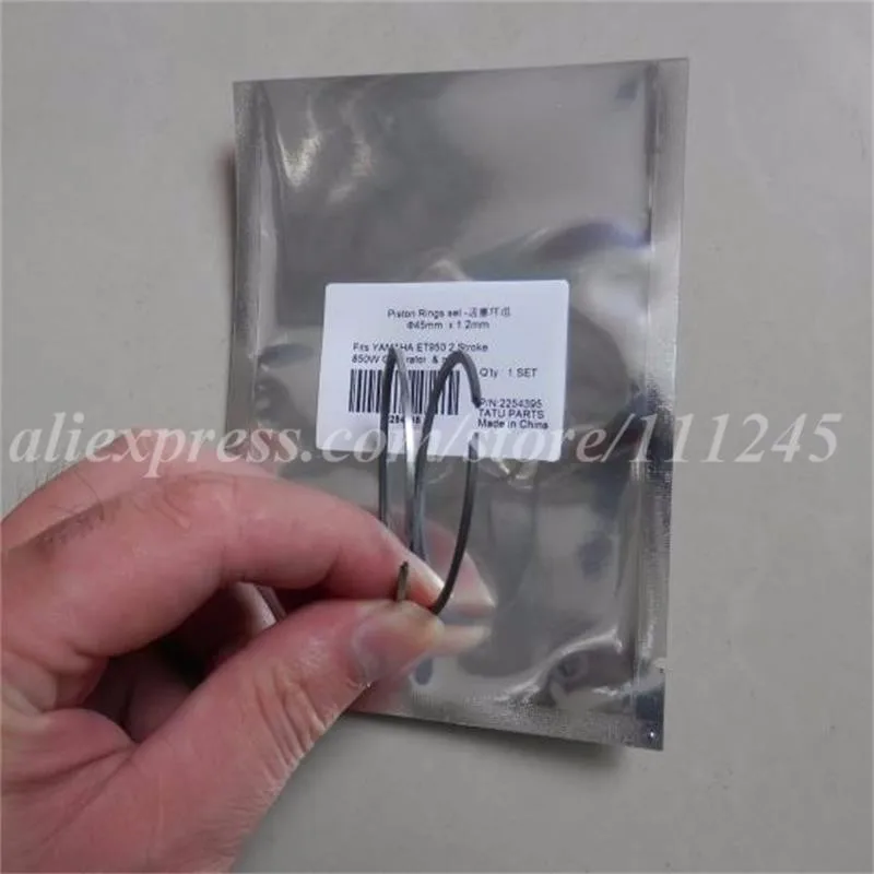 PISTONG RING SET 45MM  YANAHA ET950 2