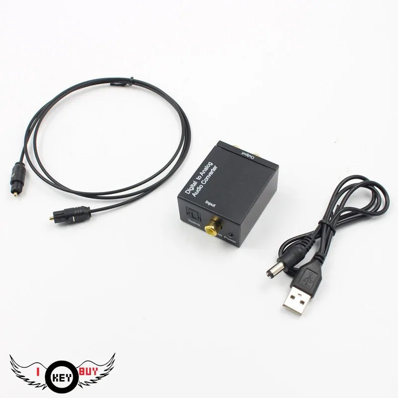

A Set Of Host Plus USB Power Line Plus Fiber Optic Cable Coaxial / Digital Fiber To Analog Audio Converter Decoder High Fidelity