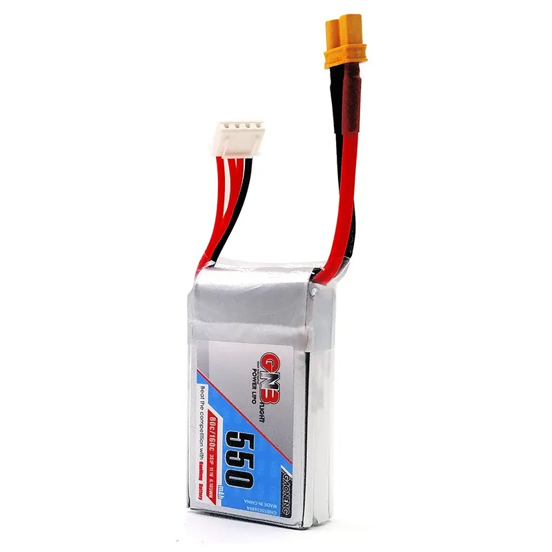 Gaoneng GNB 11,1 V 550mAh 80/160C 3S Lipo аккумулятор Перезаряжаемый XT30 разъем для lizzard95 FPV Racer Quadcopter