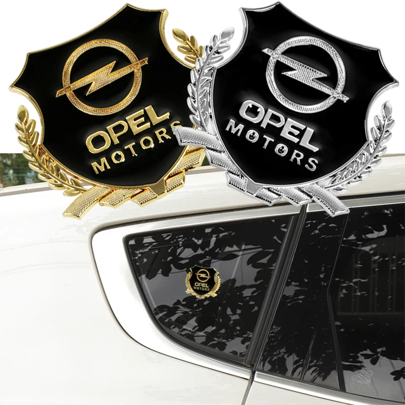 

3D Sticker Auto Emblem Decal For Opel Zafira a b Astra h g j k f Mokka Corsa b c d Vectra Insignia Motors VIP Badge Car Styling