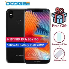 DOOGEE BL5500 Lite Android 8 1 мобильный телефон 5500mAh 6 19 &quot19:9 u образный экран