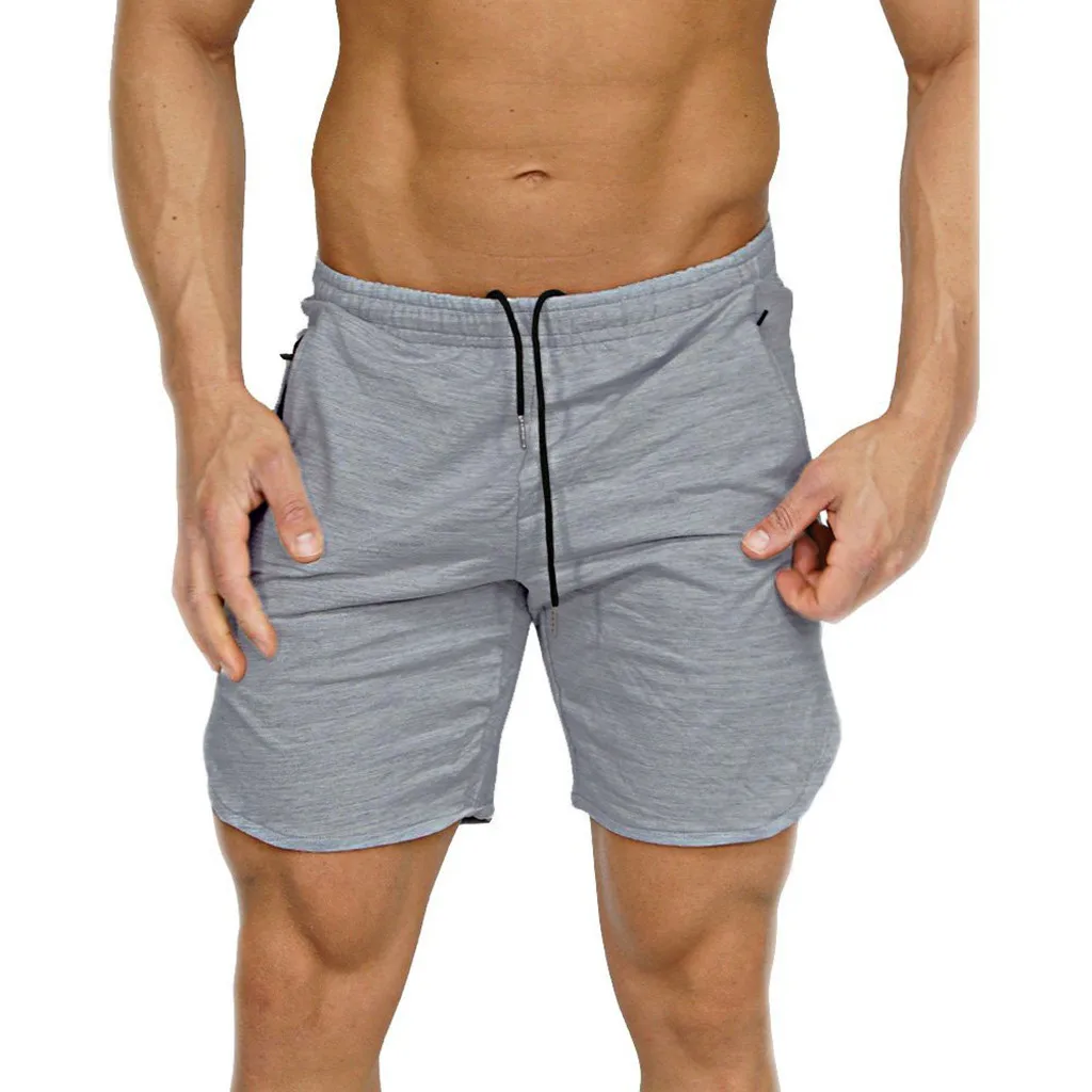 CHAMSGEND, мужские однотонные повседневные пляжные шорты, быстросохнущие свободные спортивные штаны для бега, баскетбола, серфинга, шорты, плавки