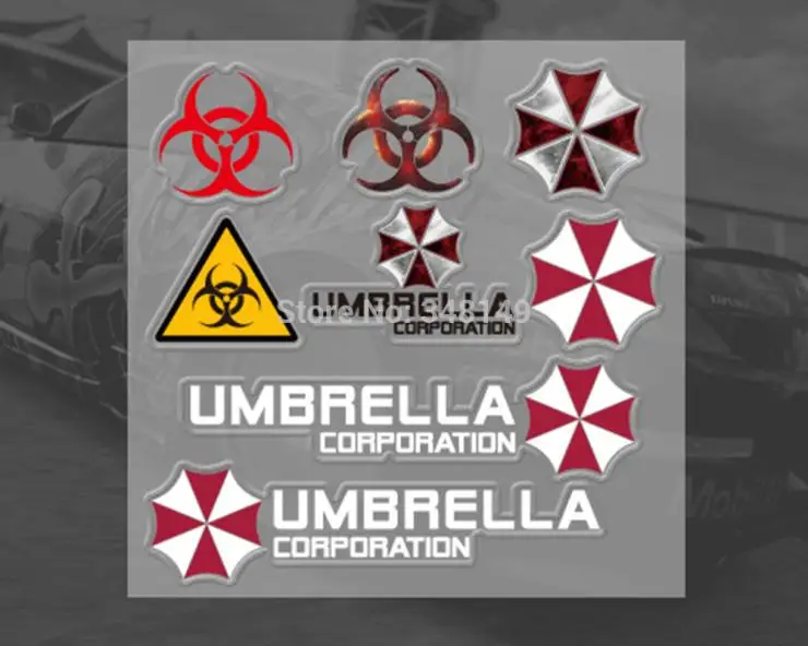 

Car Decoration Umbrella Car Sticker And Decal Kit For Chevrolet Ford VW Skoda Kia Mazda Toyota