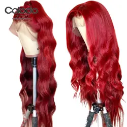 COLODO боковая часть эффектом деграде (переход от темного к парики из натуральных волос с Африканской структурой, Свободные парик с крупными