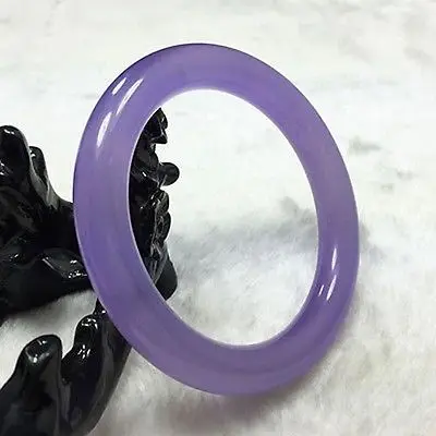 

Free Shipping >> new hot 57mm Chinese Natural Nephrite Beautiful Lavender Jade Gems Bangle Bracelet