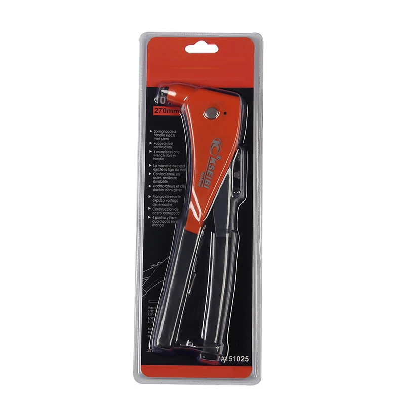 New Arrival High Carbon Steel Manual Double Handle Rivet Gun Rivet Gun Pull Willow Gun Metal Woodworking Hand Tools Repair Kit H