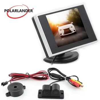 

Auto TV Car reversing camera monitor 3IN1 parking sensor 2IN1 Backup Reverse Monitor Car Monitor 3.5 inch TFT