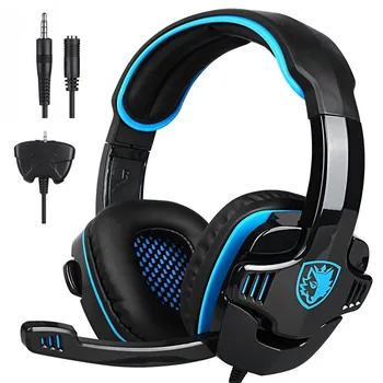 

SADES SA-708 GT Gaming Headsets Headphones With Mic For PS4 Xbox One 18Dec27