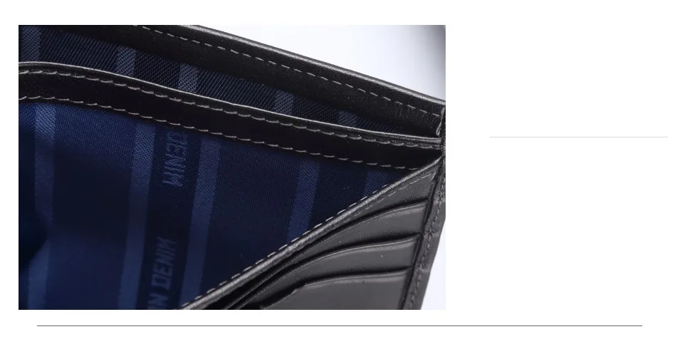 Мужской кошелек BISON DENIM из коровьей кожи на молнии с карманом для монет, держатель для карт из натуральной кожи, короткий мини-кошелек, черный кошелек для мужчин N4442