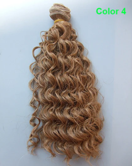 25cm small curly thick doll hair 1/3 1/4 1/6 BJD extension SD OD BJD doll wigs diy 15