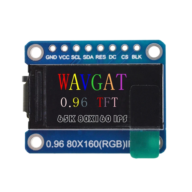 WAVGAT TFT дисплей 0,96 дюймов ips 7 P SPI HD 65 к полный модуль цветного сенсорного ЖК-экрана ST7735 Drive IC 80*160 (не OLED)