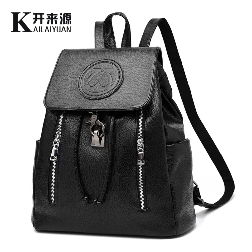 KLY 100 Genuine leather font b Women b font font b backpack b font 2017 New