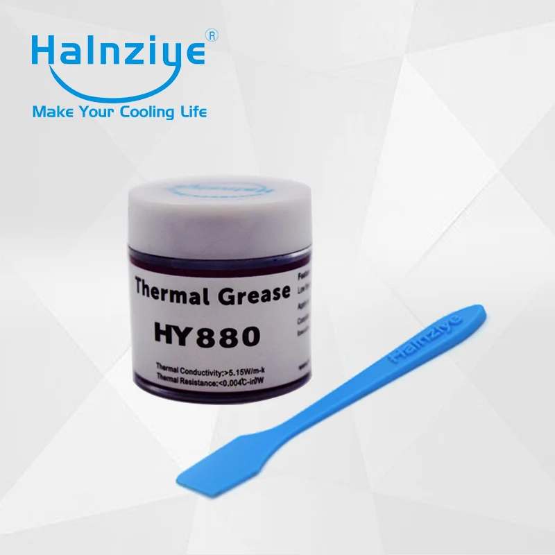 

Halnziye nano silicone thermal conductive paste thermal grease thermal compound with thermal conductivity 5.15W/m-K Can 10g