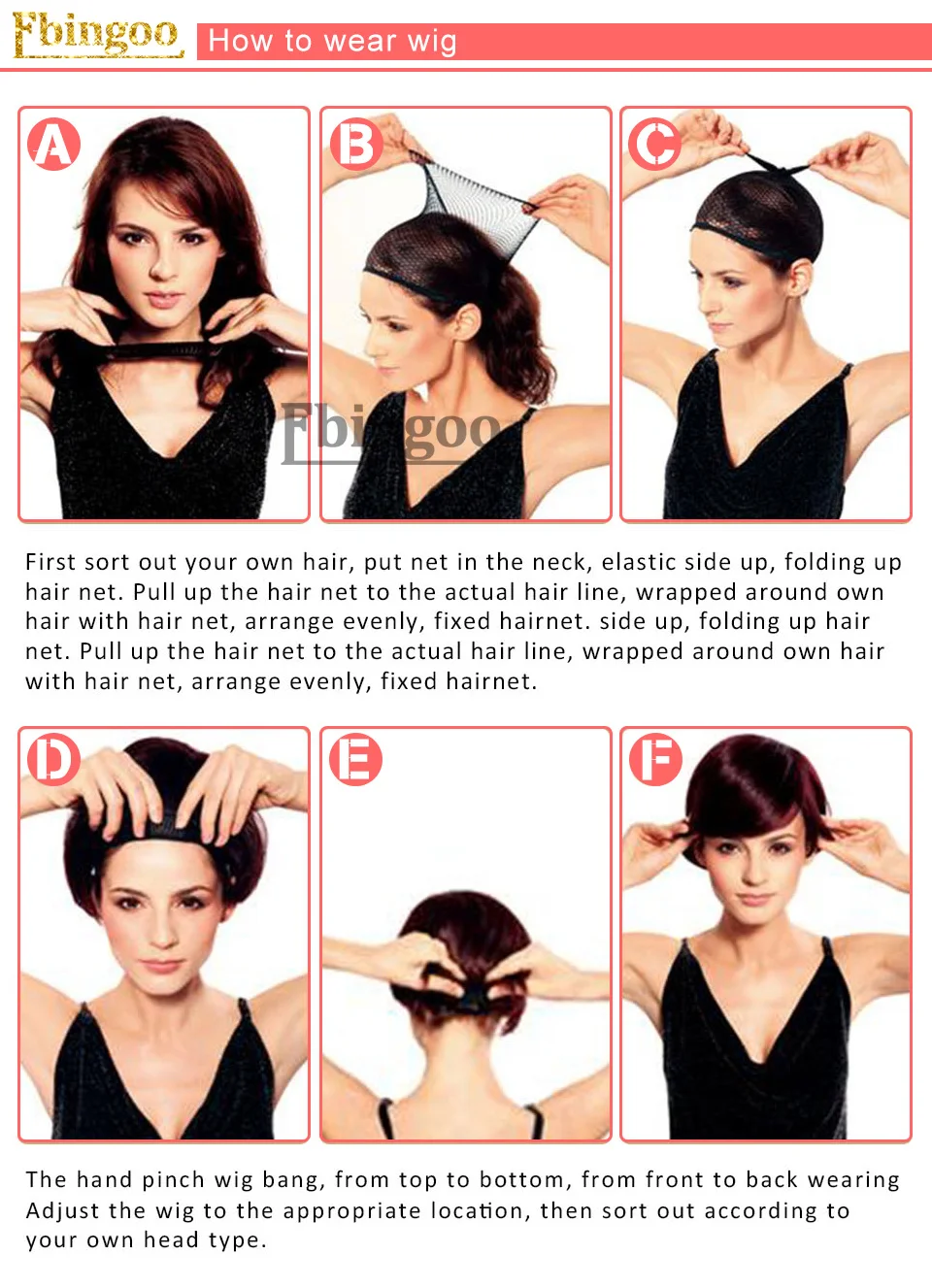 High Quality Apliques e perucas