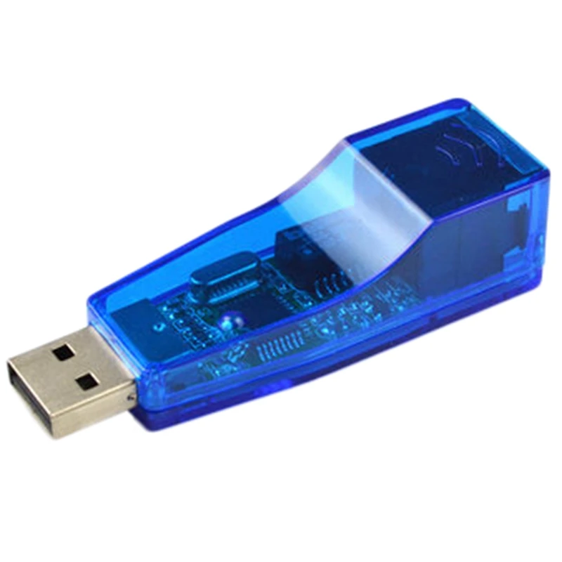 

USB 2.0 LAN To RJ-45 Ethernet Network Card Adapter Speed 10/100Mbps Converter For Win7 Win8 Tablet PC Laptop