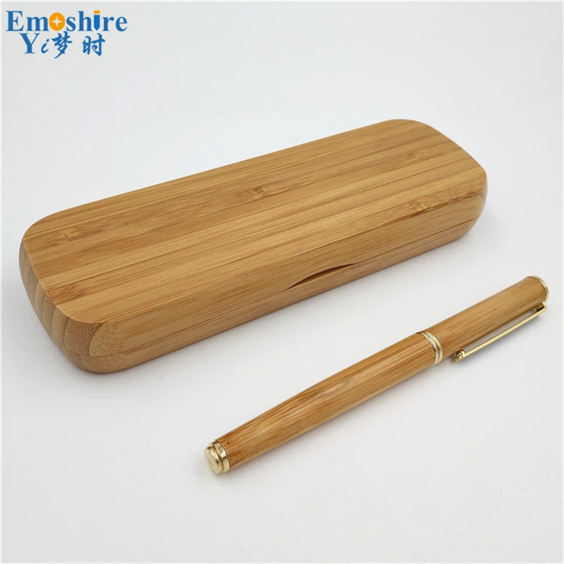 Emoshire Factory supply creative bamboo signature pen set bamboo pen custom Yiwu spot wholesale (5)
