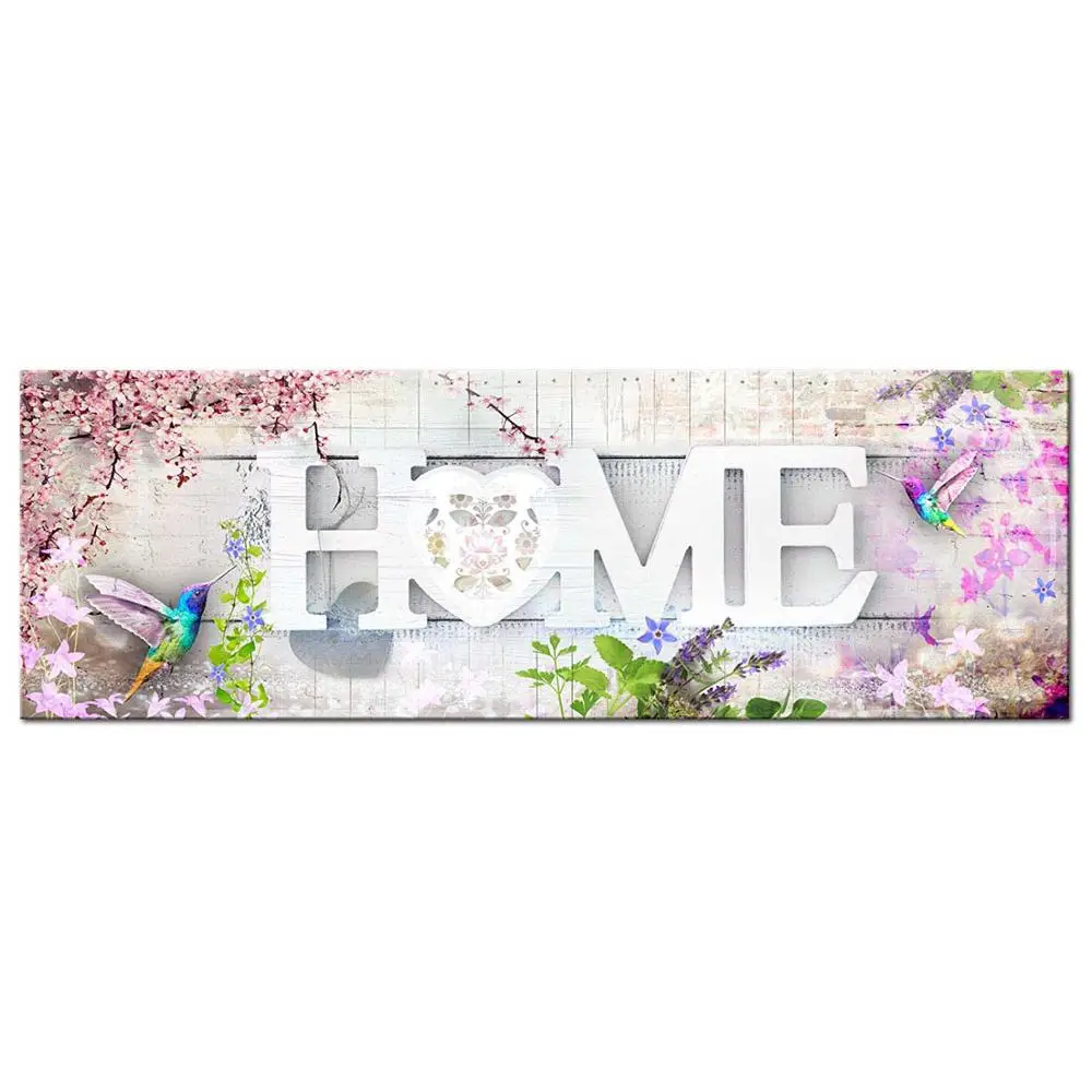 HOMFUN Full Square/Round Drill 5D DIY Diamond Painting "Home Sweet Home" 3D Embroidery Cross Stitch 5D Home Decor Gift BK01 diy 5d fashion diamond painting 5D DIY Diamond Painting