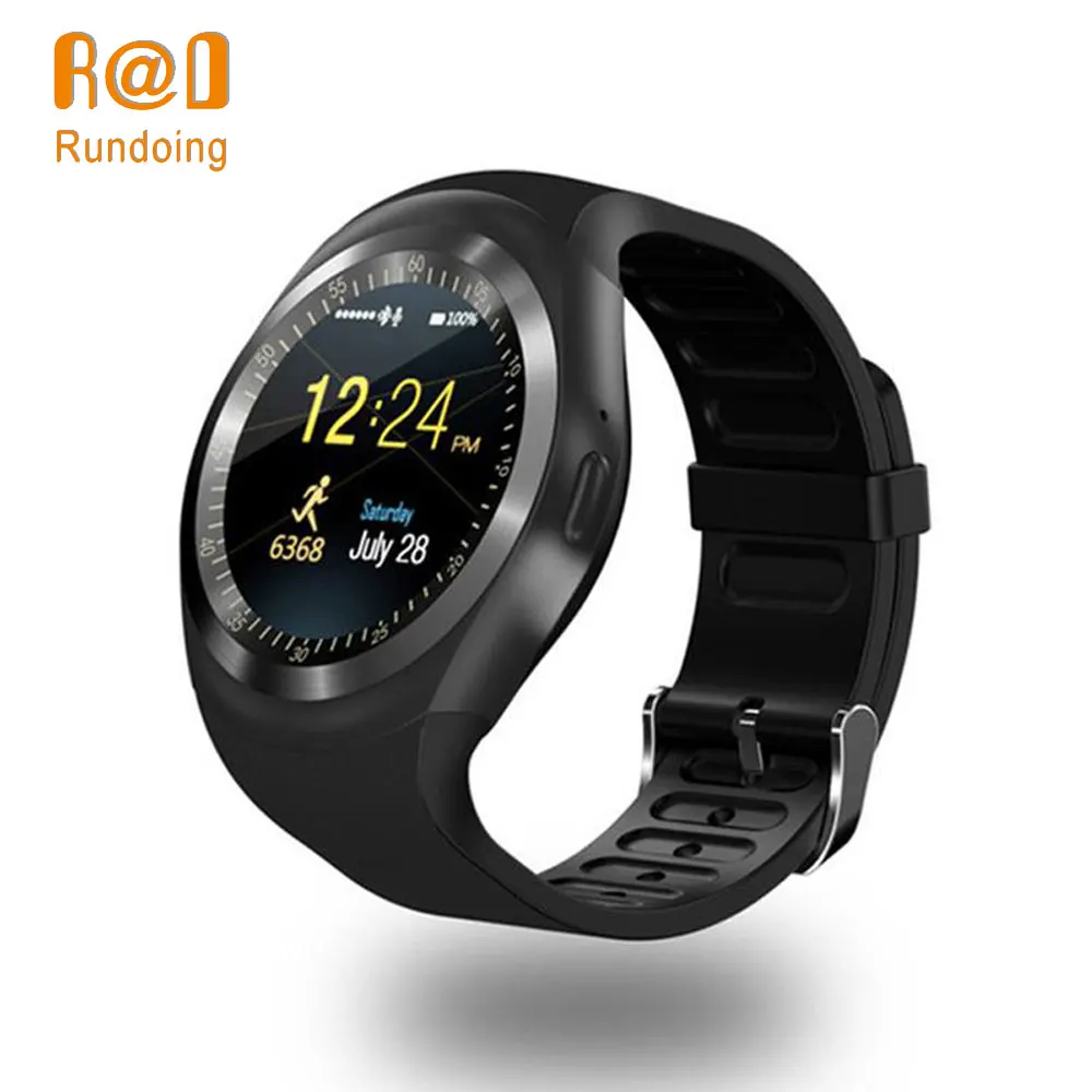 

Rundoing Y1 smartwatch Bluetooth Smart watch 2G GSM SIM Phone Call SIM card watch smart