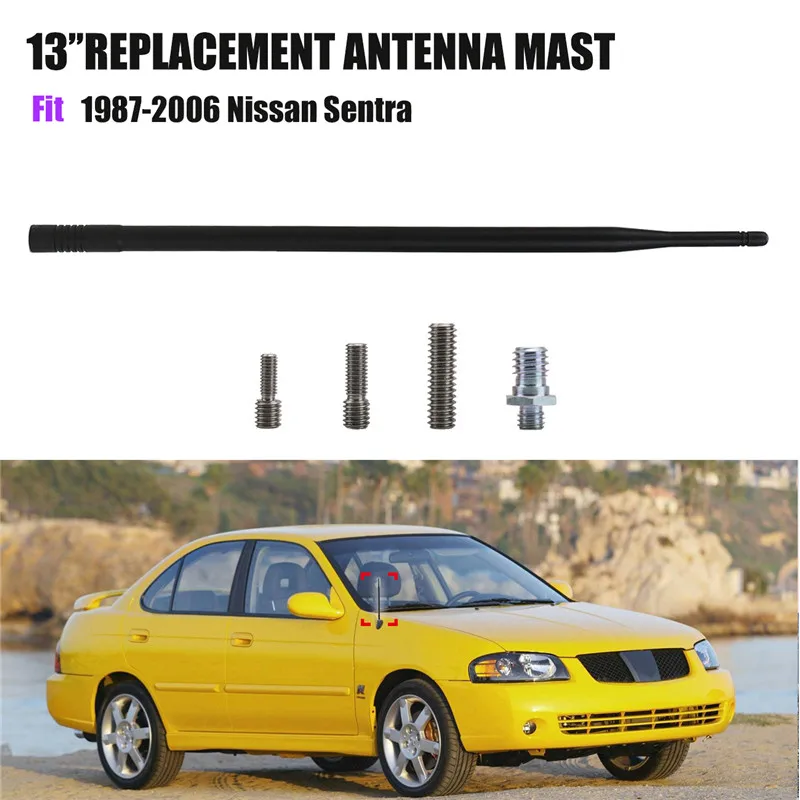 Для 1987-2006 Nissan Sentra AM FM Antena авто радио антенна усилитель антенна мачты автомобиля крыша усилитель сигнала 13 дюймов KOLEROADER