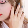 Xuping Fashion Jewelry Female Ring Unique Beautiful Rose Gold Color Plated Rings For Women Valentine's Day Gifts 12838 ► Photo 3/6