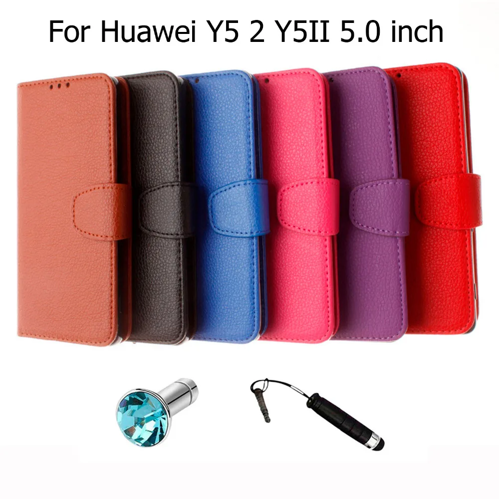 Из искусственной кожи Защитный чехол для Huawei Y5 2 y5ii 5.0 дюймов Обложка протектор В
