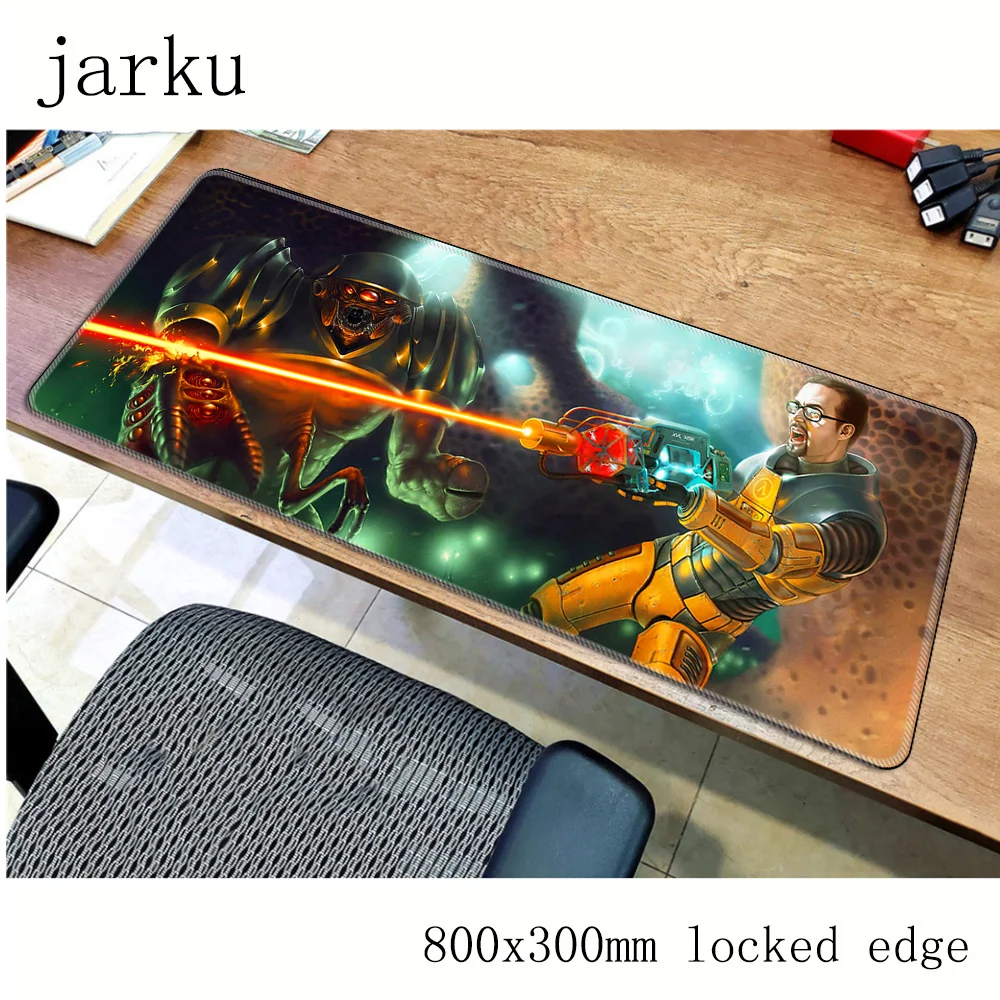 Коврик для мыши half life gamer 800x300X3MM игровой коврик большой HD принт ноутбук ПК