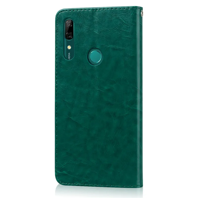 Чехол для Huawei P Smart Z роскошный кожаный чехол кошелек с откидной крышкой телефона
