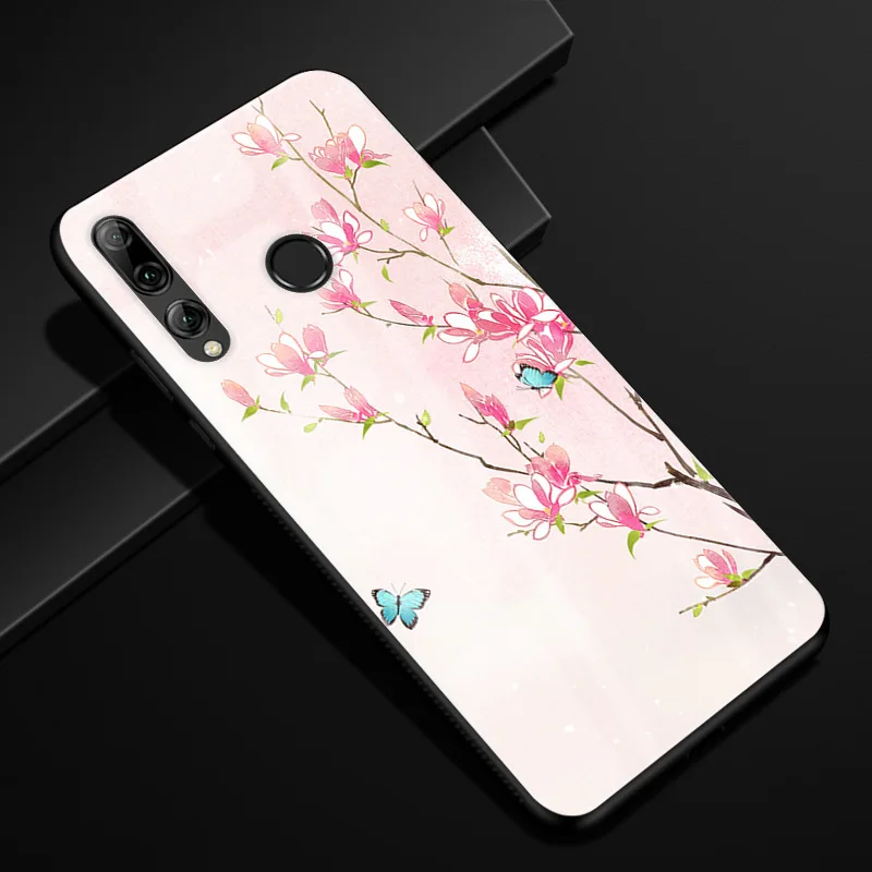 Чехол для huawei Honor 10i, закаленное стекло+ Жесткая задняя крышка из поликарбоната, чехол для huawei Honor10i, чехол для телефона s, силиконовый бампер - Цвет: 17