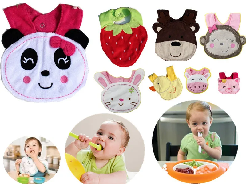

Cartoon Bibs Baby Boy Girl Kids Infant 3d Animal Cartoon Bibs Babador De Baberos Infant Soft Saliva Towel Waterproof Bibs