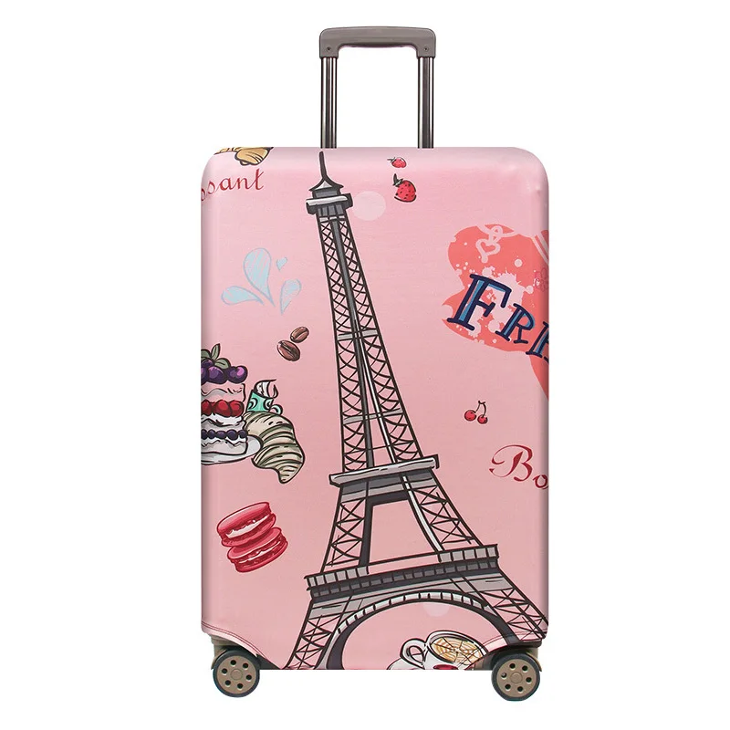 Чехол на чемодан Толстый багажный чехол для путешествий, защитный чехол для багажника, чехол для чемодана 19 ''-32'', аксессуары для путешествий чехол для чемодана - Цвет: 1107