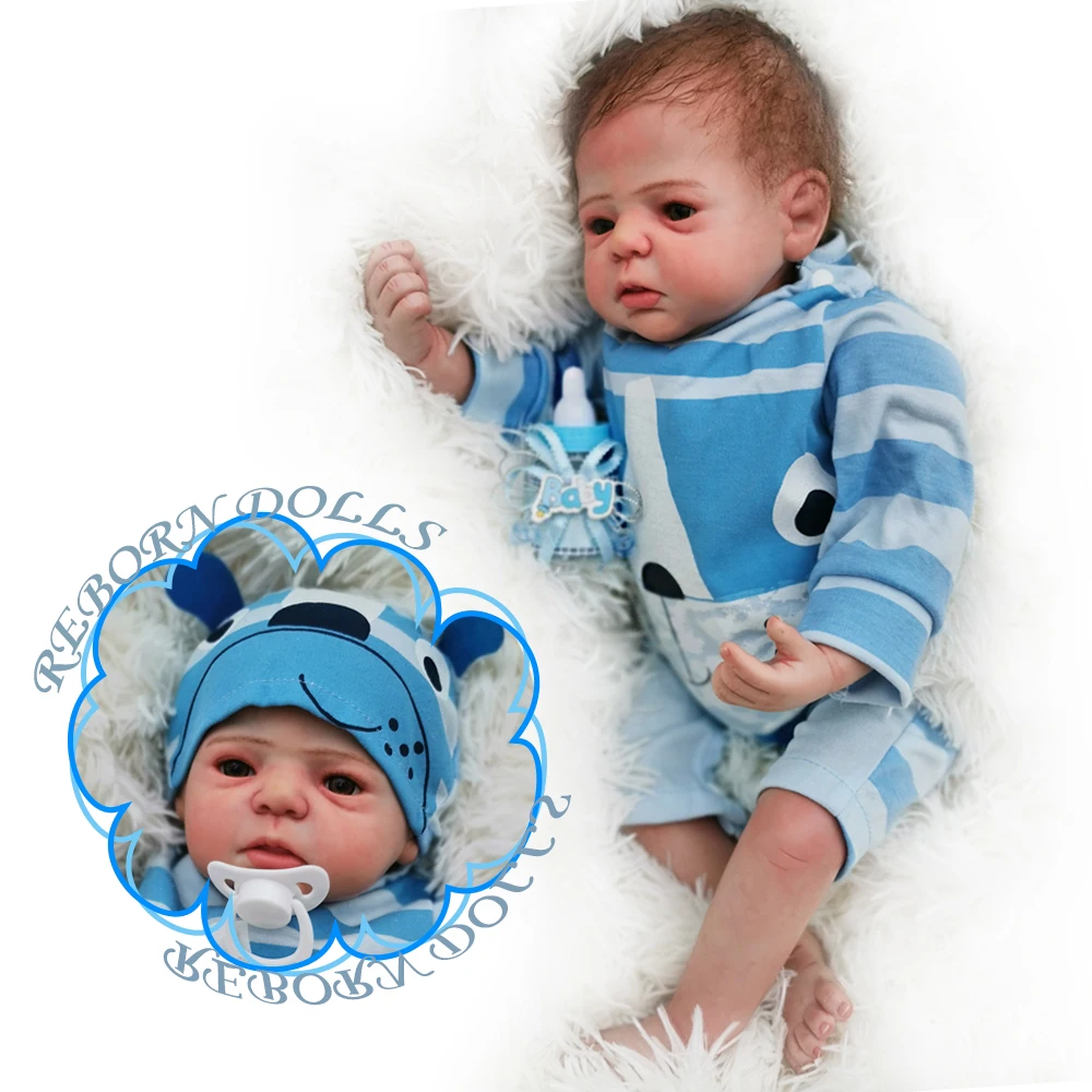 OtardDolls Bebe Reborn Baby Doll 22 дюйма 55 см Силиконовая виниловая Bebe Кукла Новорожденный очаровательны реалистичные для детей ясельного возраста для подарка Быстрая