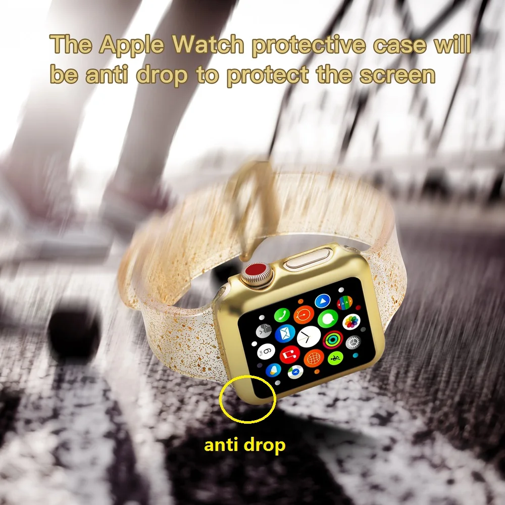 Силиконовый ремешок для часов для Apple Watch 4 3 2 1 полосы 44 мм 40 мм 42 мм 38 мм ремешок для замены браслета