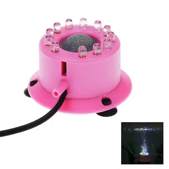 

Mini Colorful Aquarium Submersible Bubble LED Lighting Fish Tank Air Bubble Landscaping Lamp Aquarium Accessories