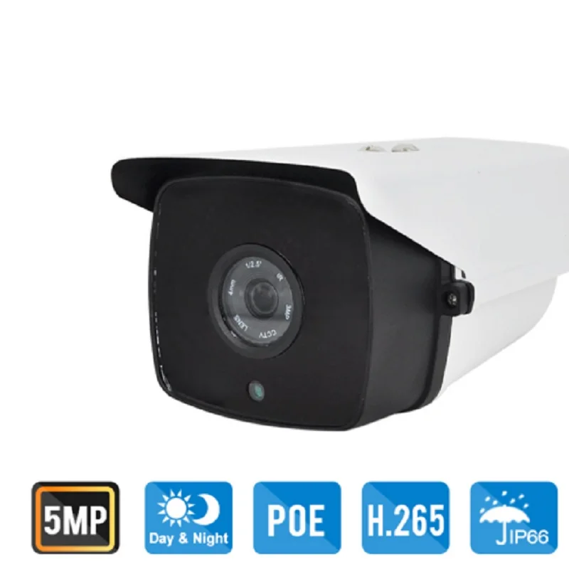 Aluminum Metal Waterproof Outdoor Bullet IP Camera 960P 1080P 3MP 4MP font b Security b font